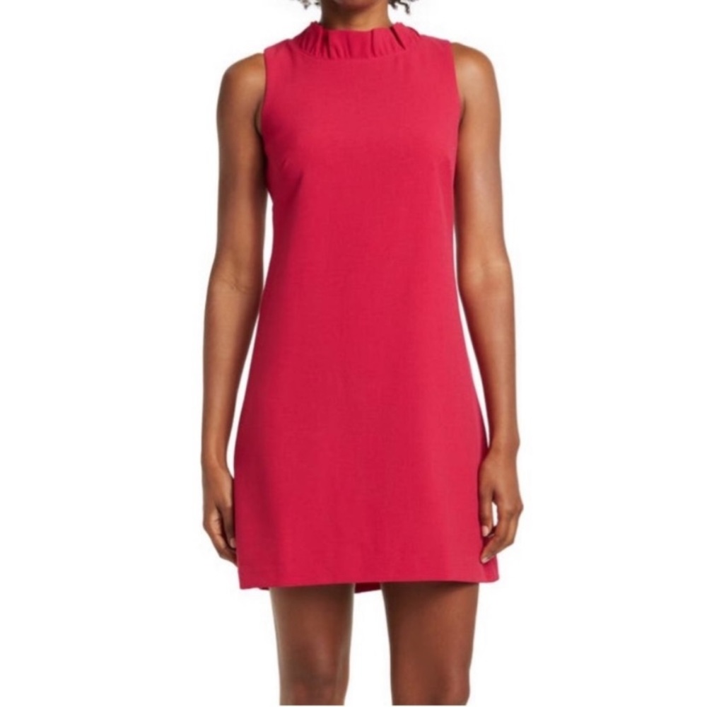 NWT Vince Camuto Pink Ruffle Halter Dress
